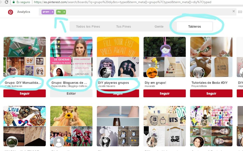 SEO pinterest