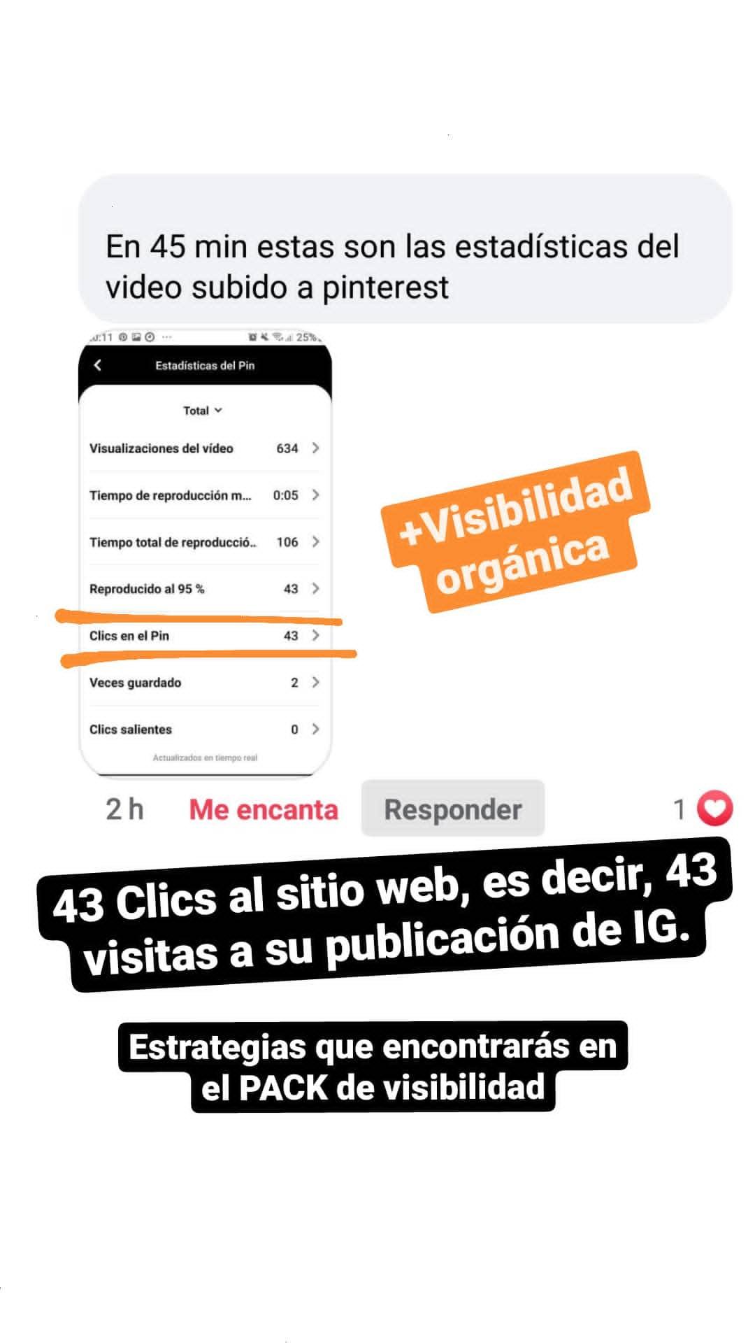 testimonio instavisibility